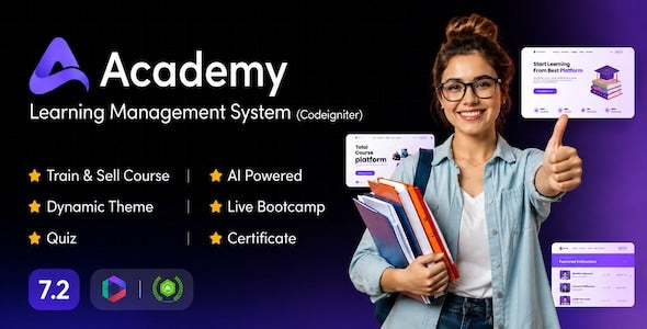 Academy LMS - Learning Management System By Creativeitem  7,433 sales Recently Updated